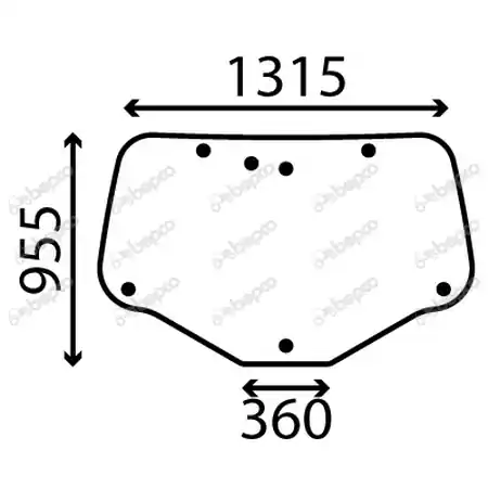 Ostatnia szansa SZYBA TYLNA NEW HOLLAND T6050 T6070 T7030 TS CASE MXU MAXXUM STEYR CVT PROFI